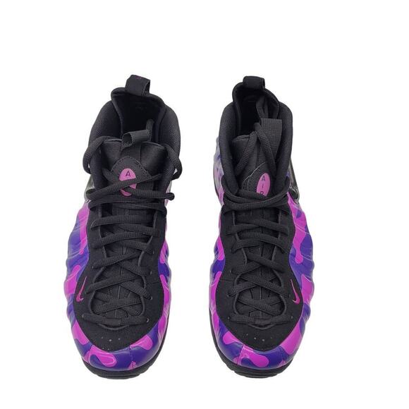 Nike NIB Air Foamposite Pro Black Court Purple Athletic Shoe Size Men's 10 - Picture 2 of 16